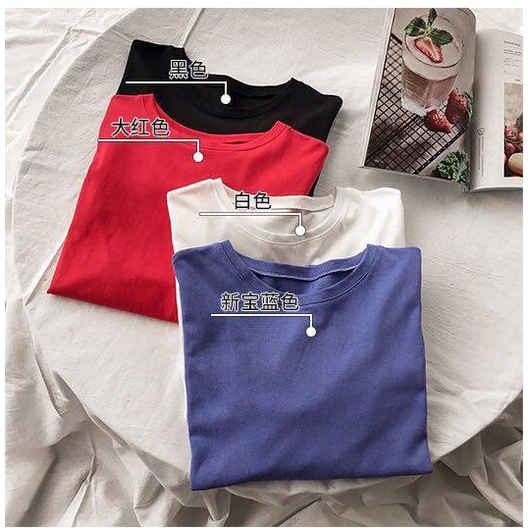 Áo Thun Ngắn Tay Dáng Rộng Xẻ Tà Thời Trang Mùa Hè Cho Nữ