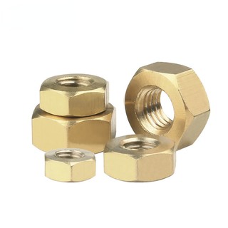  Đai ốc đồng, đai ốc lục giác đồng, nắp vặn, M1.4M2M3M4M5M6M8M10M16M20