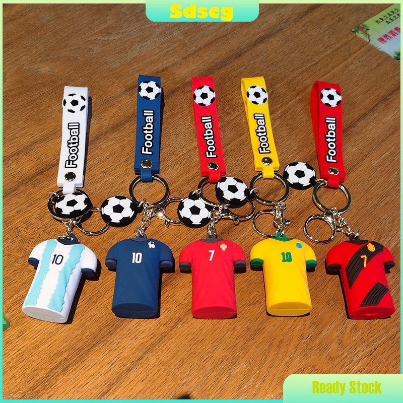 Móc Khóa Nhỏ Cho Người Hâm Mộ world cup 2022 Melissi jersey ronaldo little loket