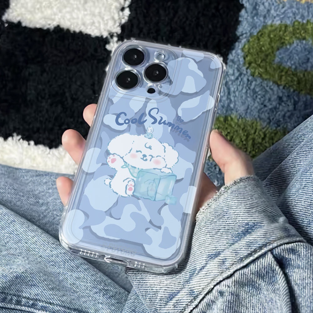 ✅Ốp Điện Thoại Dẻo Họa Tiết Cún Con Dễ Thương Chống Sốc Cho iPhone12 JW2U 786Inmaxplus13 1114pro