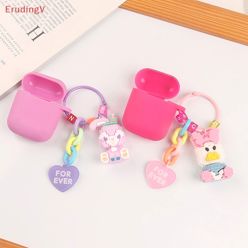 [ErudingV] Móc Khóa Khối Lập Phương StellaLou Thỏ Vịt Daisy Hoạt Hình Trang Trí Ba Lô Ô Tô [Mới]