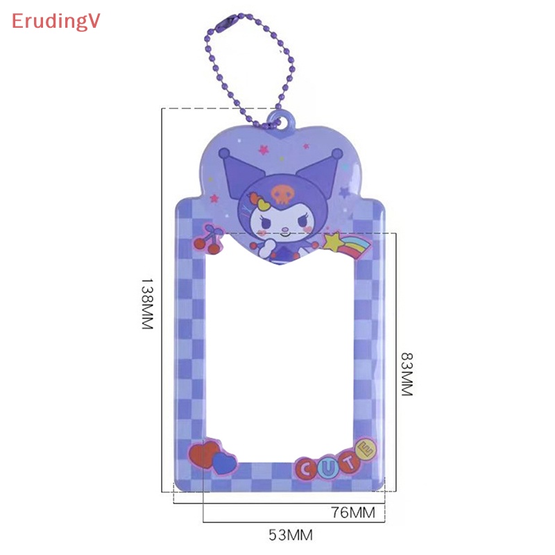 Bộ Album Đựng Thẻ Id / Móc Khóa / Thẻ Ngân Hàng Hình Thỏ Kuromi Cinnamoroll Melody Dễ Thương