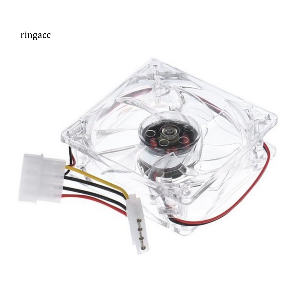 Rga Quạt Làm Mát Có Đèn RGB 8cm Nhiều Màu Sắc Yên Tĩnh Cho Gia Đình