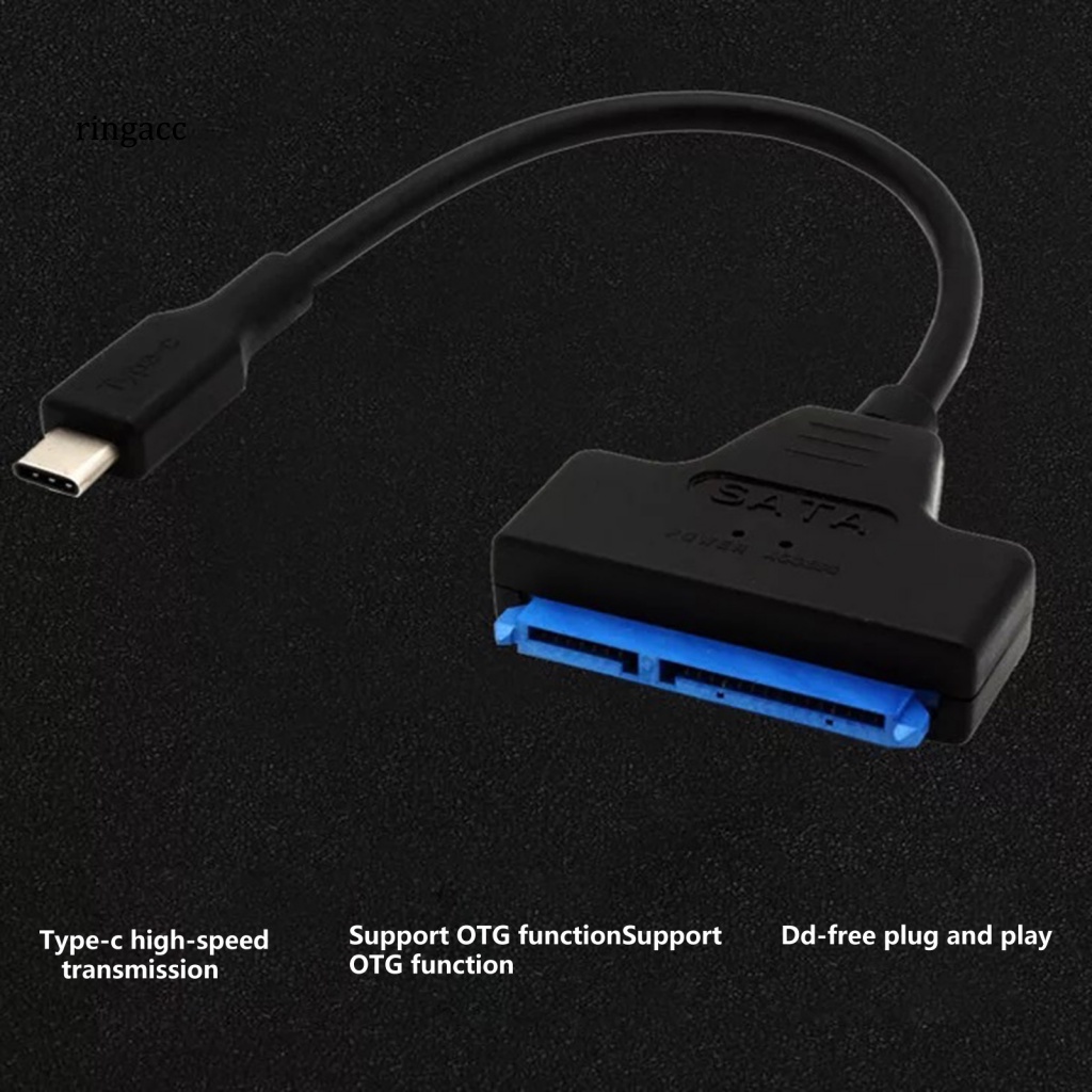 Dây Cáp Ổ Cứng SSD 2.5 Inch Chuyển Đổi Cổng Usb 3.1 Type-C Sang SATA 22pin Tốc Độ Cao