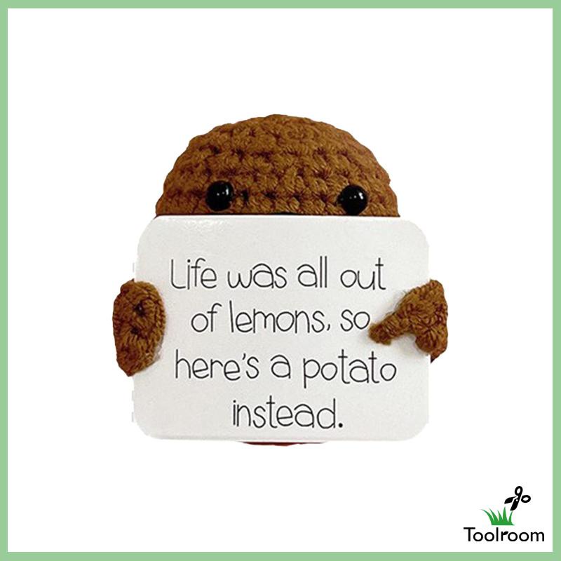 Búp Bê Đồ Chơi Bằng Len Hình Khoai Tây Chiên Vui Nhộn Dành Cho Bé