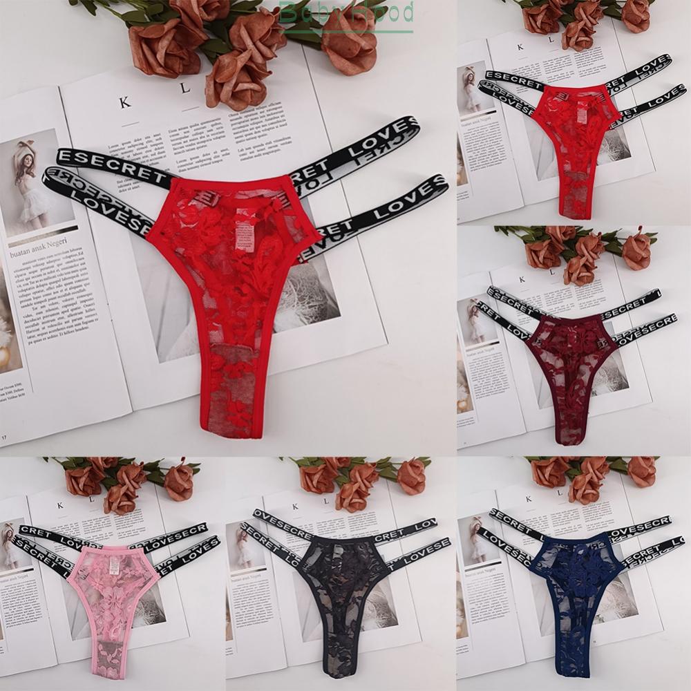Women's Stylish and Comfortable Lace Thong G String T Back Panties Lingerie Underwear#BBHOOD