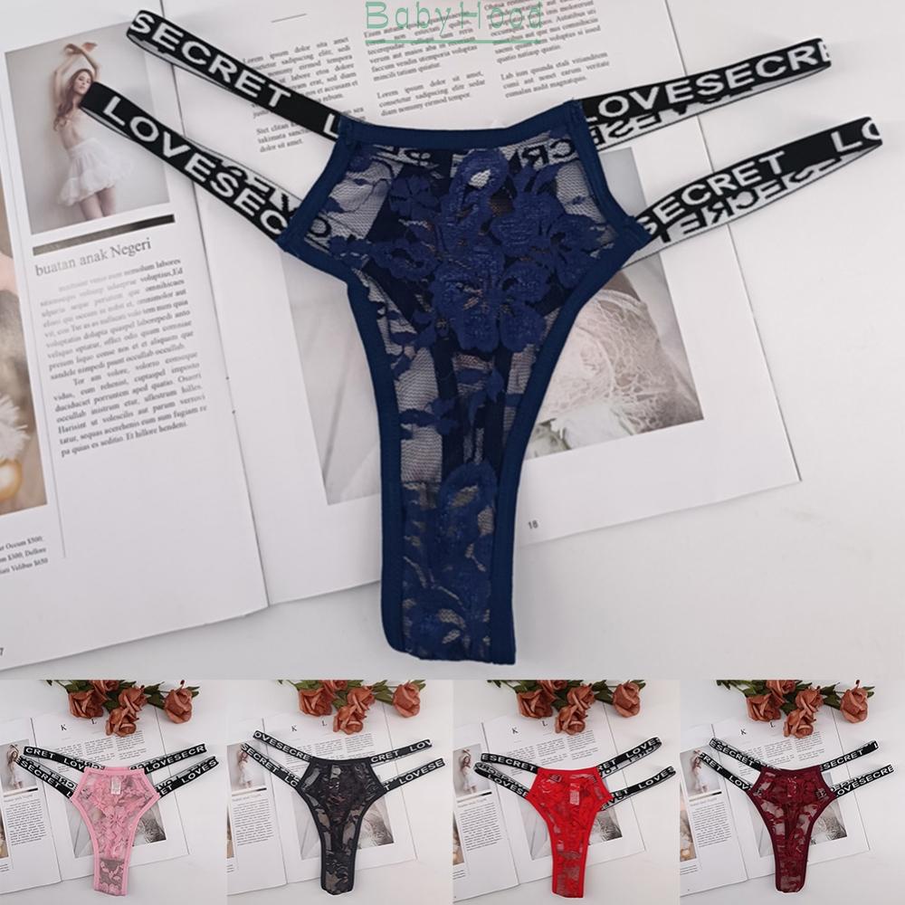 Women's Stylish and Comfortable Lace Thong G String T Back Panties Lingerie Underwear#BBHOOD
