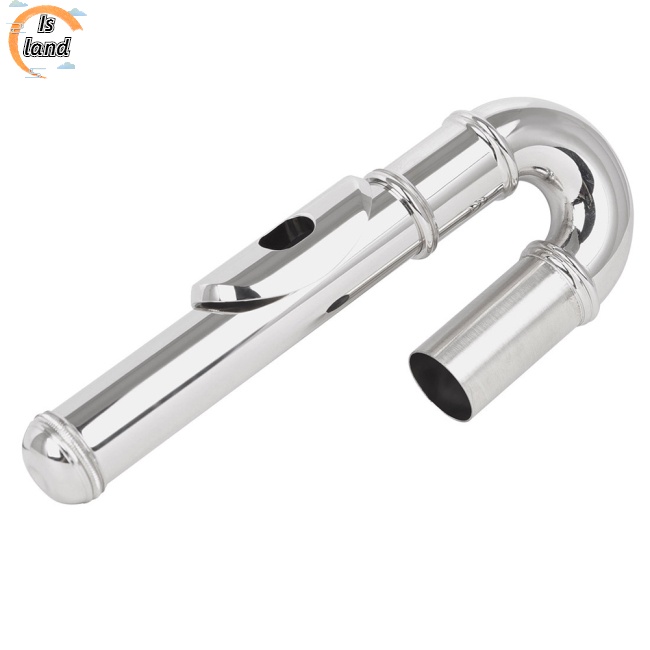 Nhạc Cụ Sáo Đầu Cong Bằng Đồng Niken Mạ Niken Chuyên Nghiệp Dành Cho Người Mới Bắt Đầu