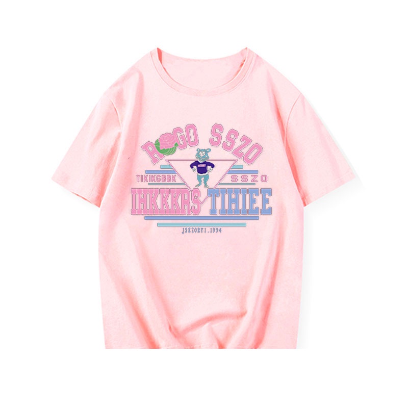 NRVP Áo Thun 100% Cotton Tay Ngắn Phong Cách Hàn Quốc Mới