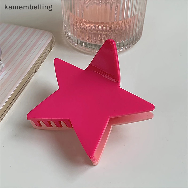 Kẹp Tóc Hình Ngôi Sao Năm Cánh Đính Đá Thời Trang Y2k