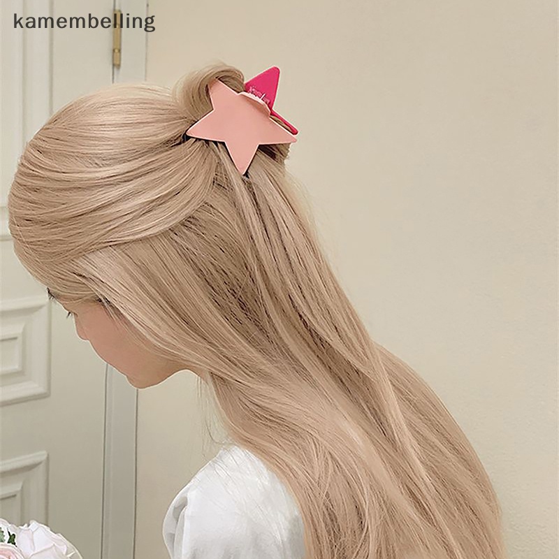 Kẹp Tóc Hình Ngôi Sao Năm Cánh Đính Đá Thời Trang Y2k