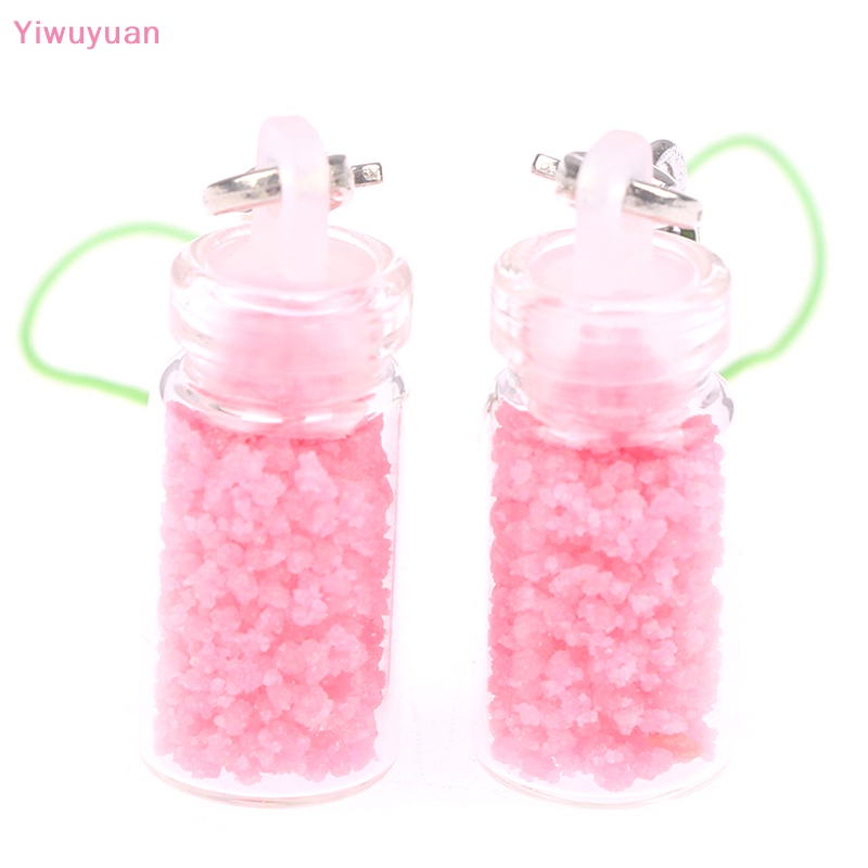1 / 5 Bình Sữa Dạ Quang Mini Bằng Nhựa Resin Trang Trí Xe Hơi / Điện Thoại DIY Mới