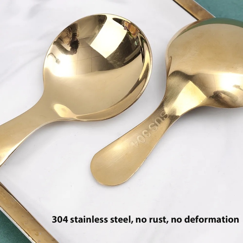 Muỗng Mini Bằng Thép Không Gỉ Dễ Thương Tiện Dụng Cho Nhà Bếp