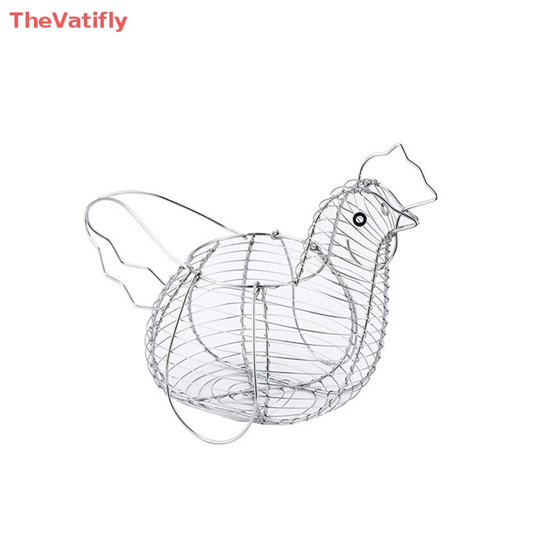 [Thevalifly] Giỏ Đựng Đồ Sưu Tầm Hình Gà Hen Phong Cách Nông Trại Nóng Bỏng