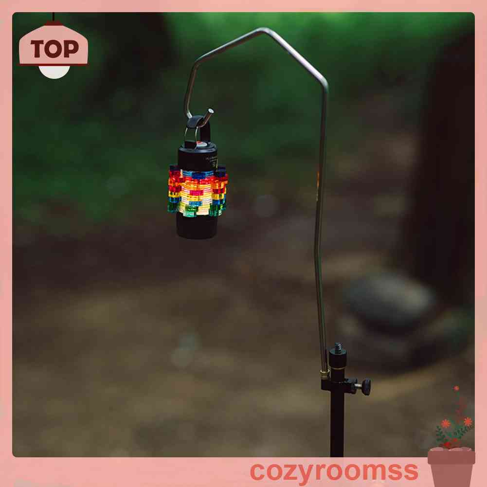 Giá Đỡ Đèn Cắm Trại / Nướng BBQ Mini Bằng Hợp Kim Nhôm Có Thể Gấp