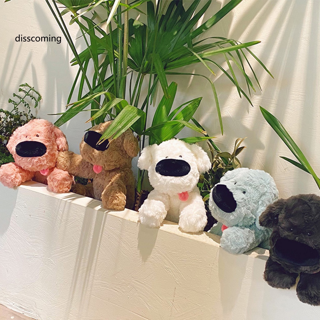 Băng Đô SL SL SL SL SL| Chó Nhồi Bông Mềm Mại Có Lưỡi Thu Gọn Dễ Thương Trang Trí Nhà Cửa