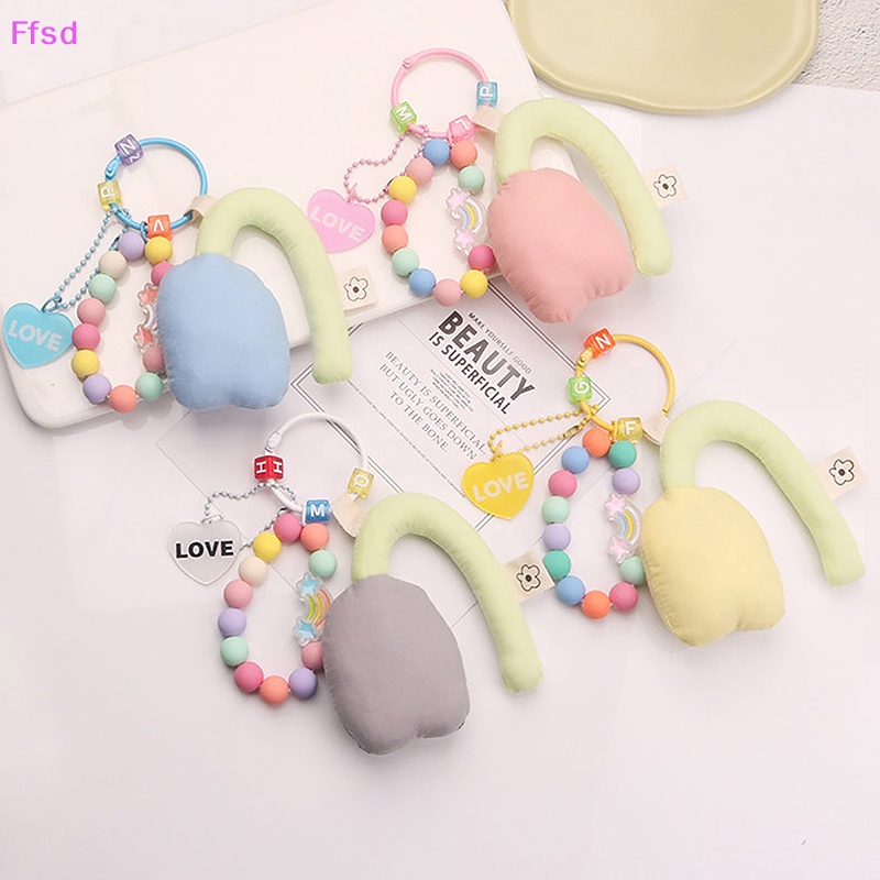 {Ffsd} Móc Khóa Chuỗi Hạt Màu Kẹo Hình Hoa Tulip Trang Trí Túi Xách * Bán Chạy