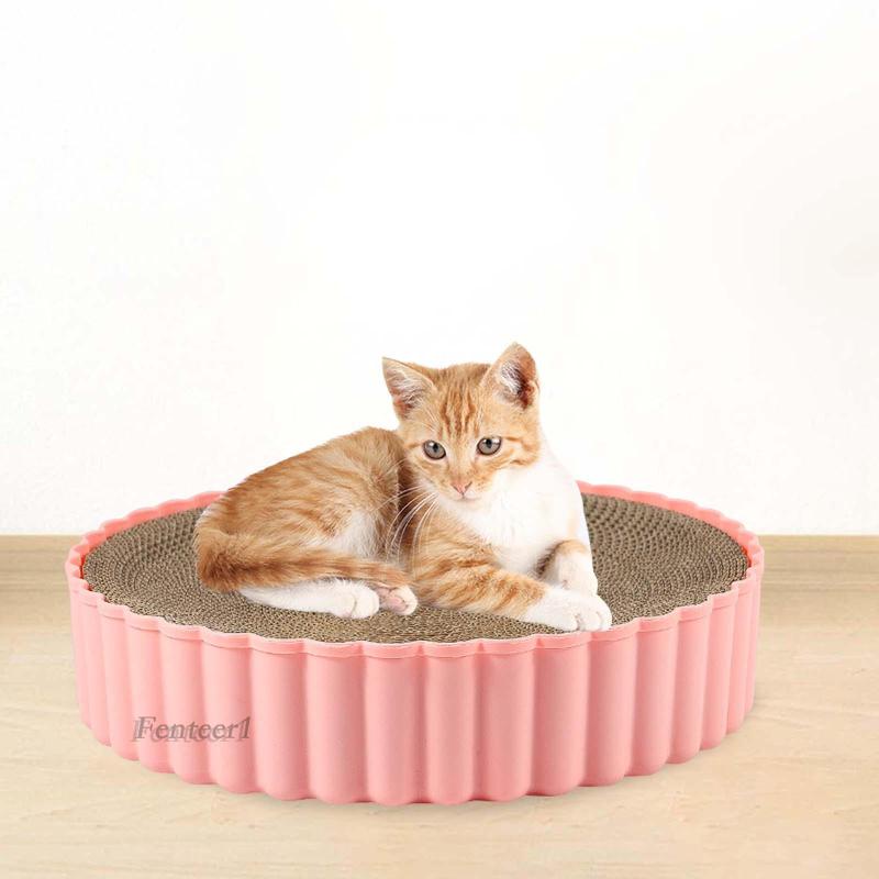 [Fenteer1] Tô Giấy Các Tông Màu Cho Mèo Cào Trong Nhà Ngăn Ngừa Hư Hại Đồ Nội Thất