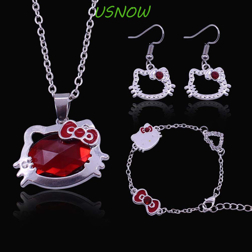 Khuyên Tai Hợp Kim Hình Mèo Hoạt Hình Phong Cách Hàn Quốc