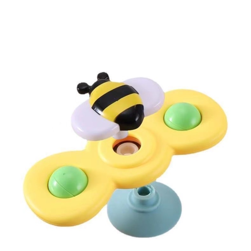 Đồ Chơi Bồn Tắm Hình Chú Ong Nhỏ Có Giác Hút Xoay Tròn Dễ Thương Cho Bé