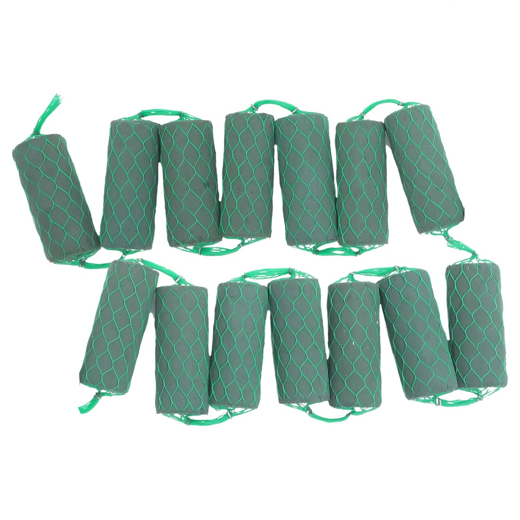 Đất Sét Nhựa Hình Bông Hoa 13X5.5cm Màu Xanh Lá Dùng Trang Trí Đám Cưới