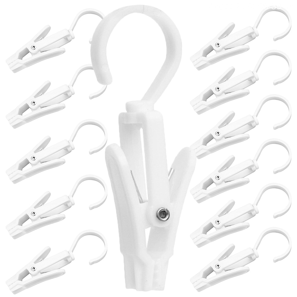 Set 12 Kẹp Nhựa Phơi Quần Áo Đa Năng