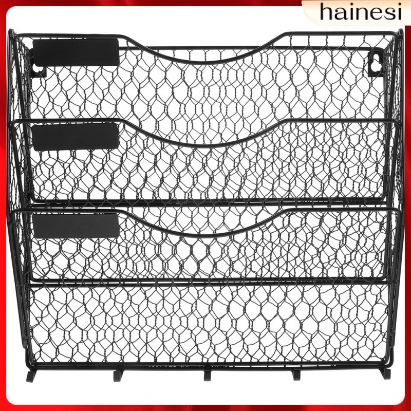 Giá Đỡ Trưng Bày Tạp Chí / Chìa Khóa Màu Đen Có Móc Treo Tường S