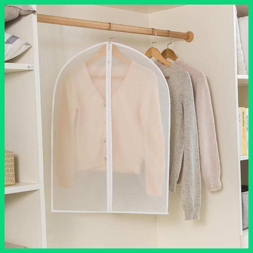 Tấm Phủ Dày Dặn Trong Suốt Chống Bụi Bẩn Có Thể Giặt Rửa Cho Quần Áo
