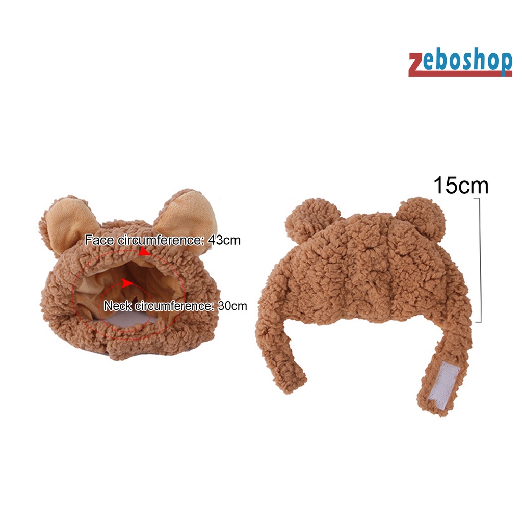 Mũ Hóa Trang Hình Gấu Dễ Thương Cho Thú Cưng