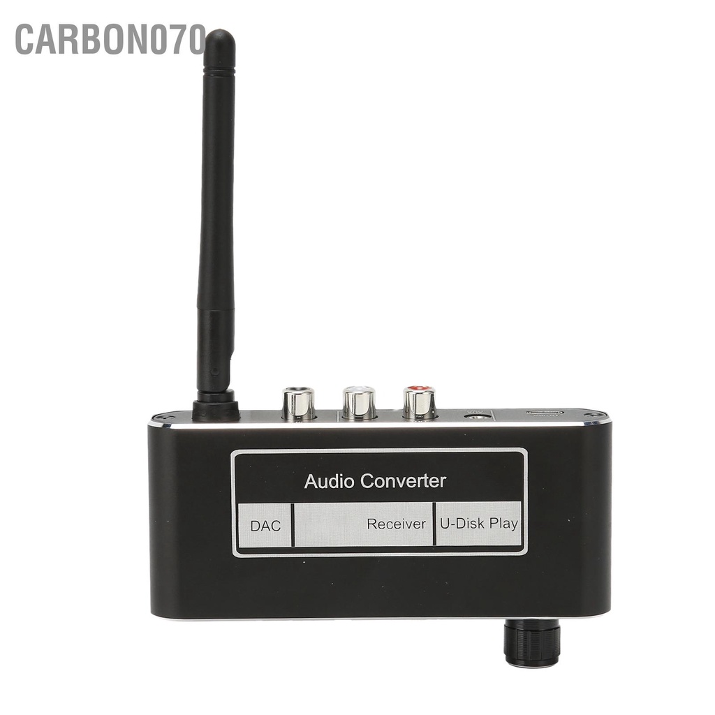 Carbon070 Bộ thu âm thanh mini Bluetooth 5.2 Hỗ trợ HiFi điều khiển từ xa U Disk chuyển đổi lossless để giải trí