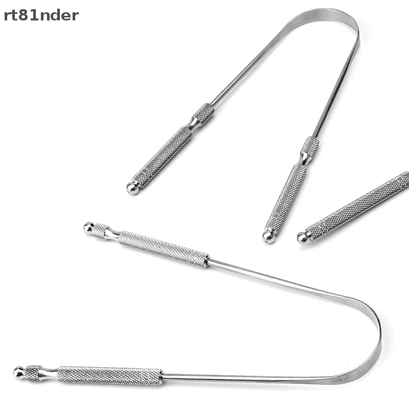 1 Dụng Cụ Nạo Làm Sạch Lưỡi Bằng Thép Không Gỉ Chất Lượng Cao