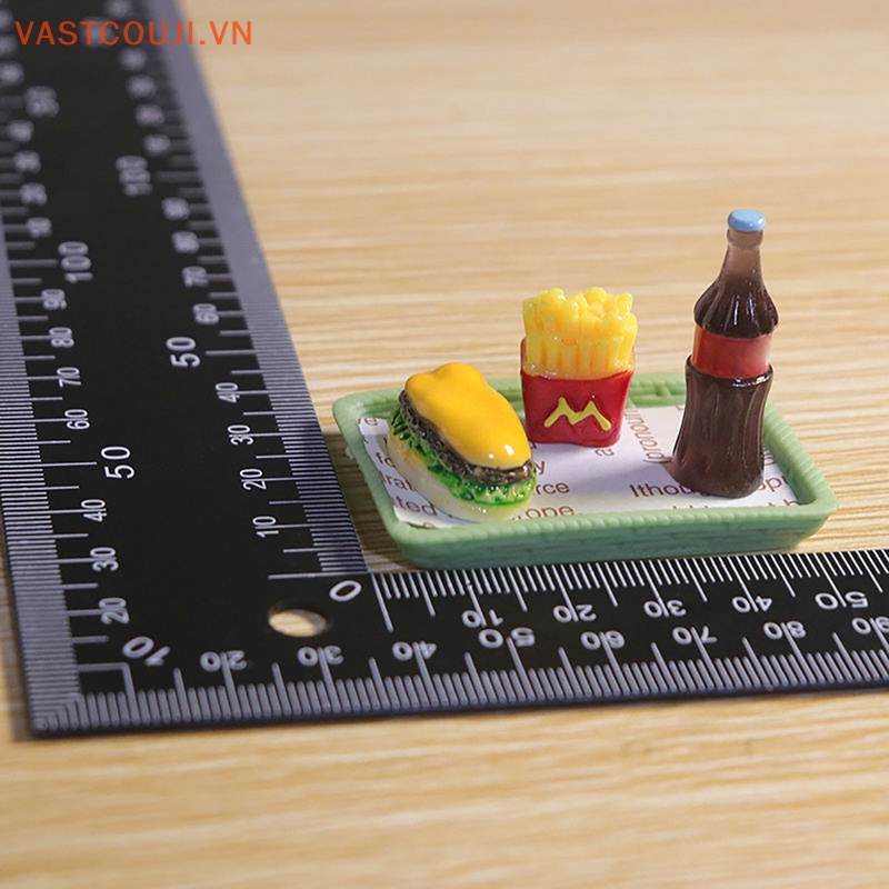 Bộ Mô Hình VASTJI VASTJI Shoog Mini Hình Burger Và Khoai Tây Chiên Dành Cho Nhà Búp Bê