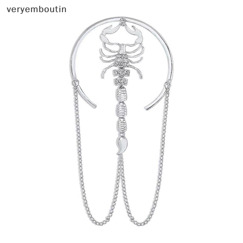 Vòng Đeo Cánh Tay Hình Bọ Cạp Đính Đá Phong Cách Retro Cho Nữ