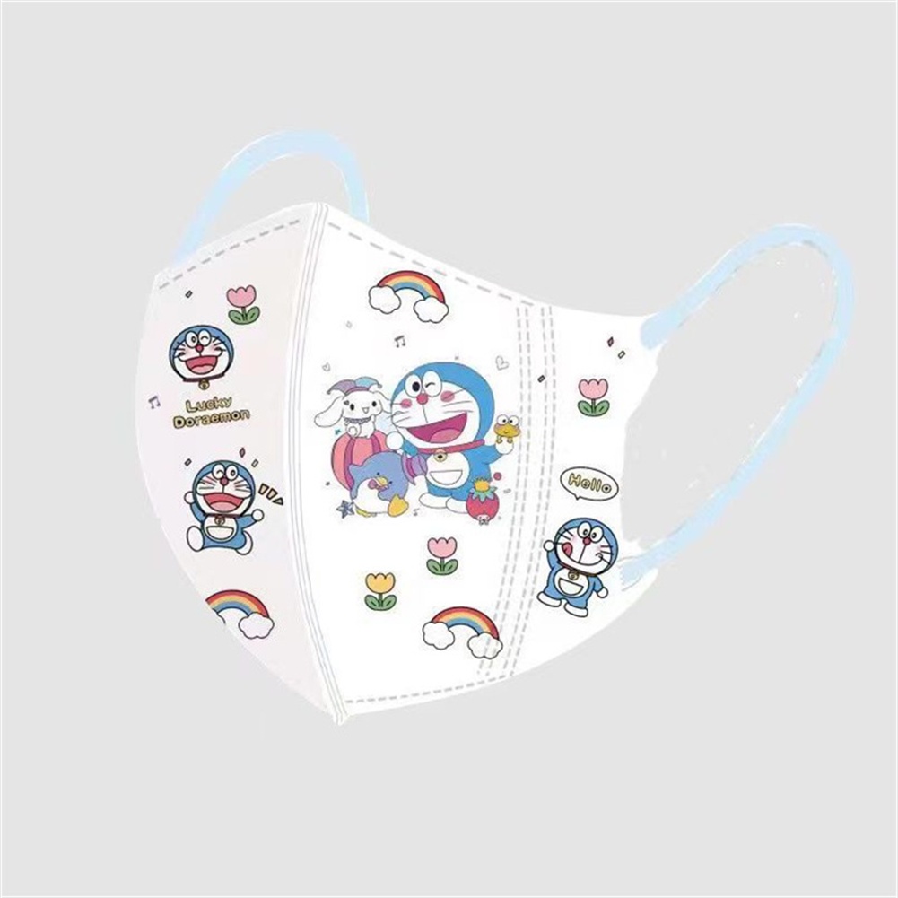 10 chiếc khẩu trang trẻ em 4-15 tuổi Bảo vệ mặt hoạt hình dễ thương Star Delu/lina Belle/cinnamoroll/hello Kitty/Little Pony Bao bì độc lập Flash12_vn