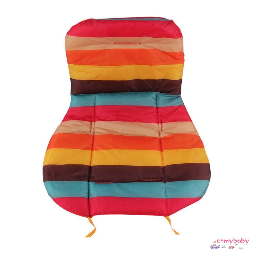 [InStock] Di Động Xe Đẩy Cho Bé Miếng Cotton Sọc Ô Tô Chống Thấm Nước Phụ Kiện Pram Rainbow Thảm Dày [Z/10]