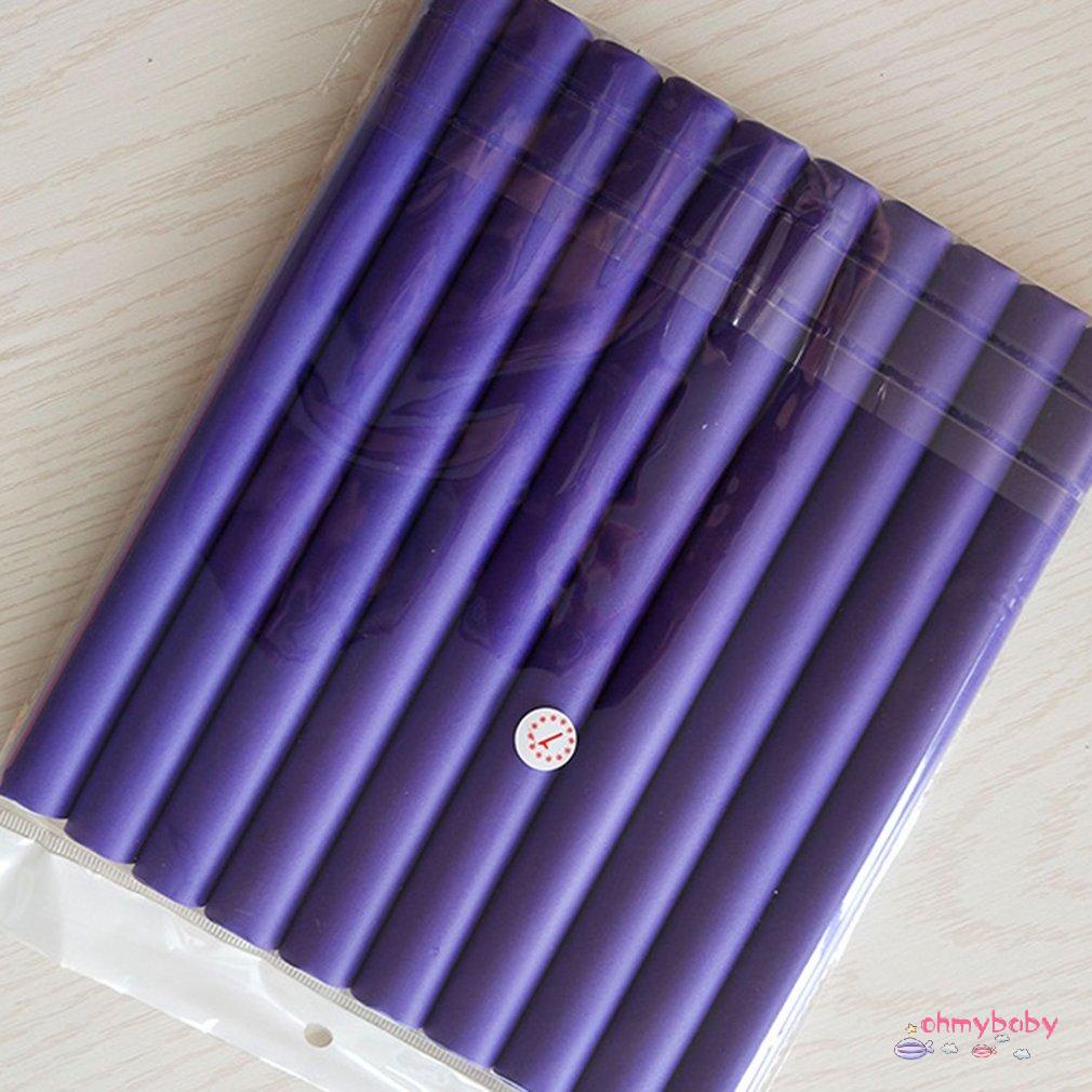 [InStock] Tự Làm Dụng Cụ Uốn Tóc Mềm Mại Con Lăn Ngọc Trai Bông Cuộn Xoăn Bánh Mì Bendy Flexi Thanh Xoắn Ốc Cong [Z/6]