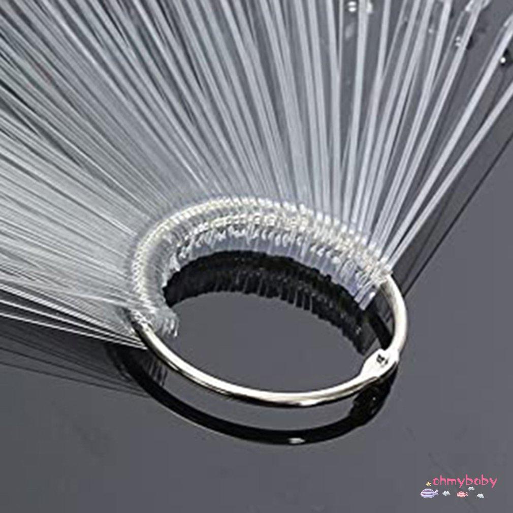 [InStock] Da trong suốt Sơn móng tay Hiển thị mô hình Hình quạt Thực hành sơn Bảng hiển [Z/15]