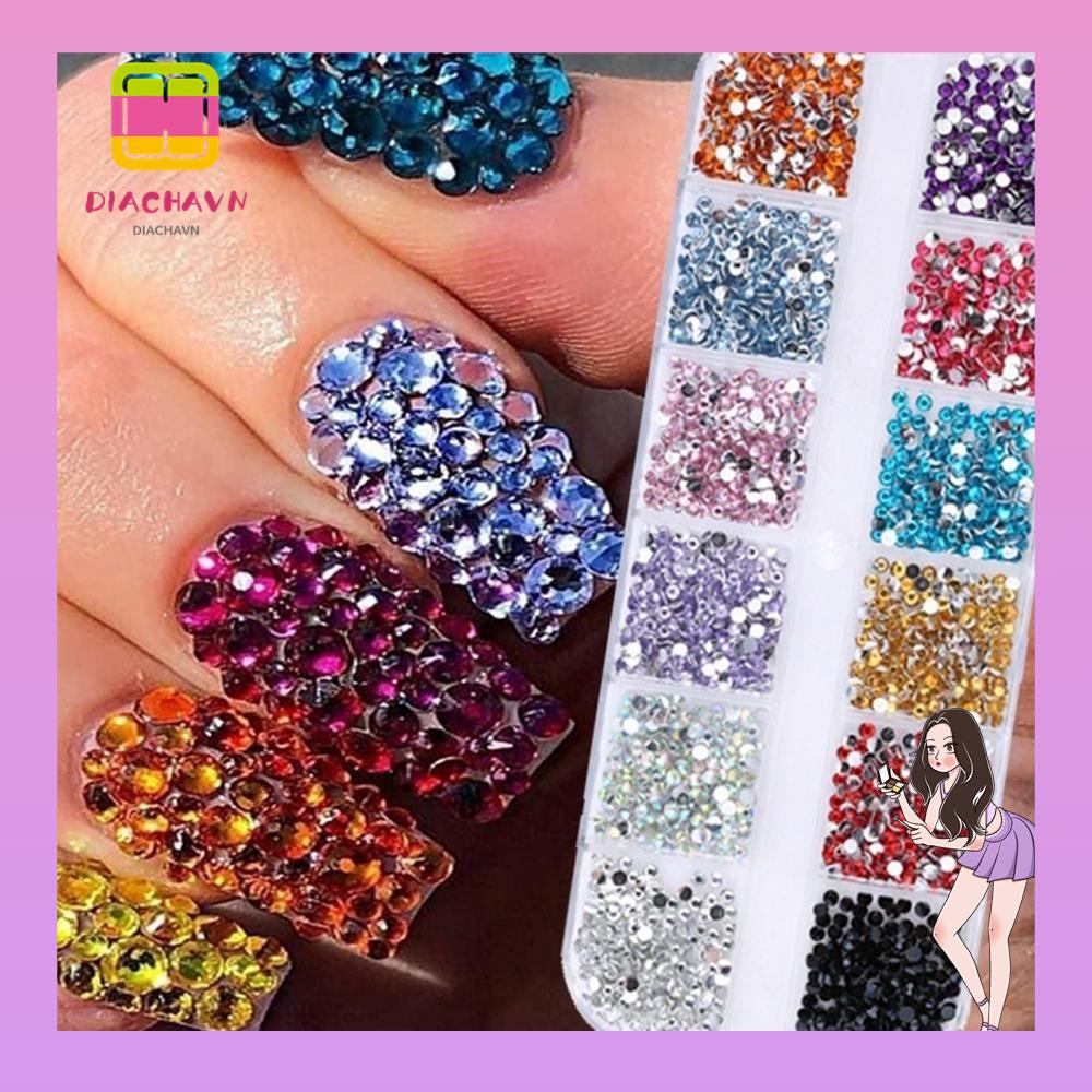 Hình Dán Trang Trí Móng Tay Xinh Xắn|Giày Đế Bằng Hở Lưng Thời Trang Trẻ Trung|Phấn Mắt 3D Lấp Lánh Nhiều Màu Sắc