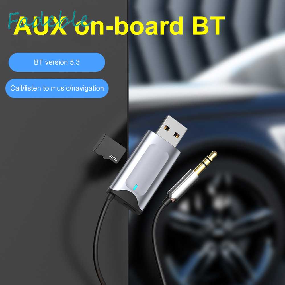 Thiết Bị Nhận Tín Hiệu Âm Thanh Bluetooth Hỗ Trợ TF Cho Xe Ô Tô