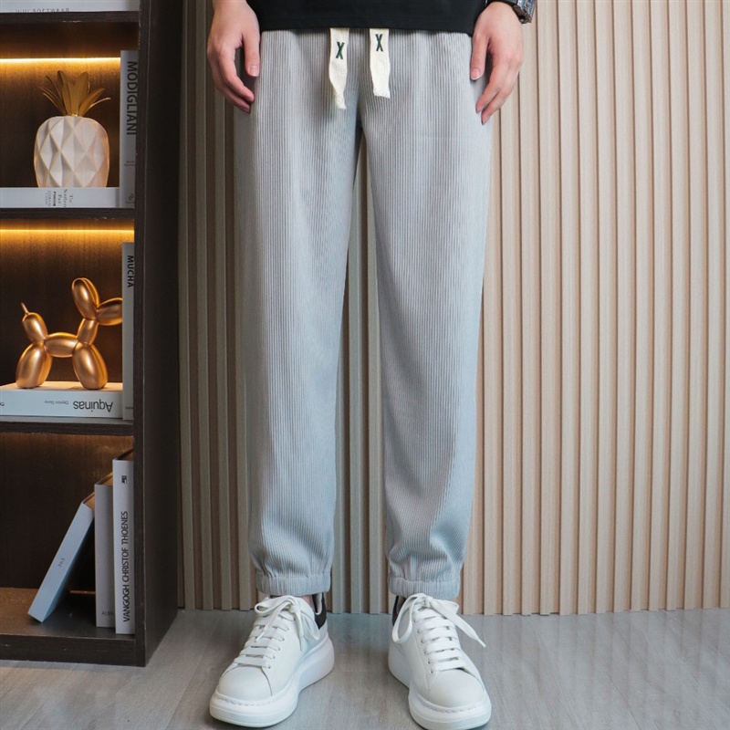 Laixi Preferred Quần Thể Thao Vải Lụa Lạnh Nhanh Khô Độ Co Giãn Cao Phong Cách Mới Mùa Hè Thu Sớm