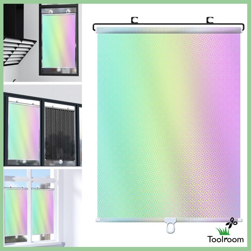 Rèm Cuộn Che Nắng Màu Đen Kích Thước 40x125cm Tiện Dụng Cho Nhà Hàng / Phòng Tắm