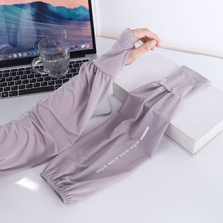 Găng tay OUTFLY vải lụa lạnh chống nắng dáng rộng cỡ lớn thoáng khí cho nam