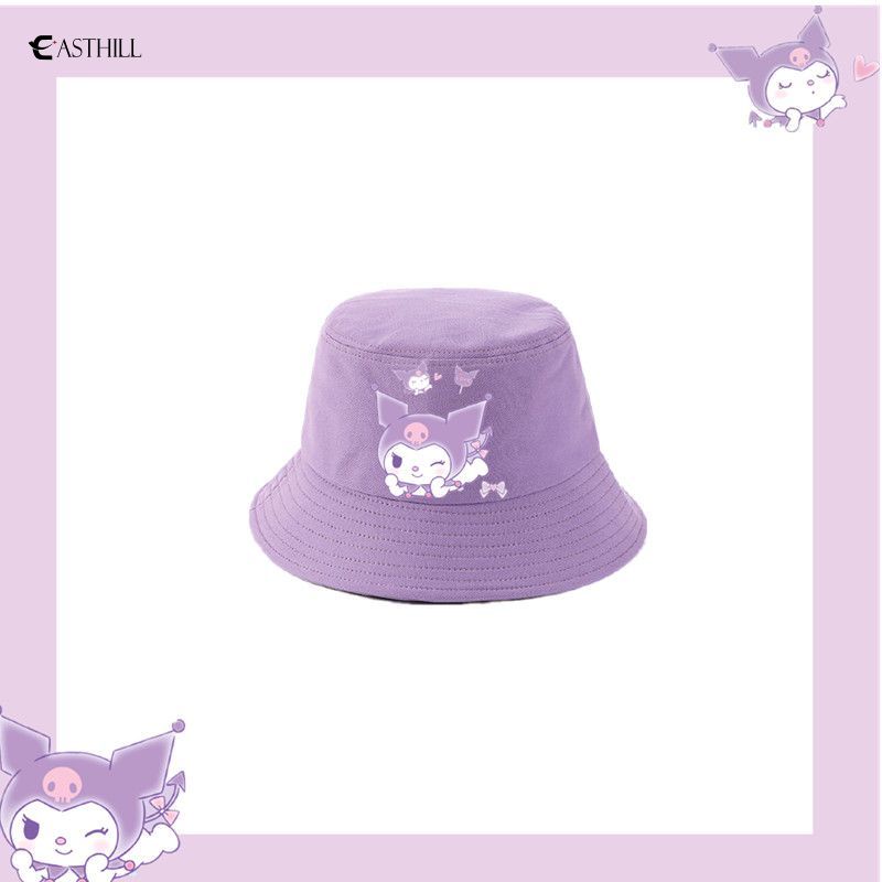 Mũ Ngư Dân Chống Nắng Chống Gió Chống Nước In Hình Sanrio Hello Kitty Kuromi My Meldoy Đáng Yêu