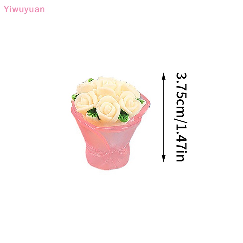 1 Bó Hoa Hồng Mini Phát Quang Trang Trí Tiểu Cảnh Mới