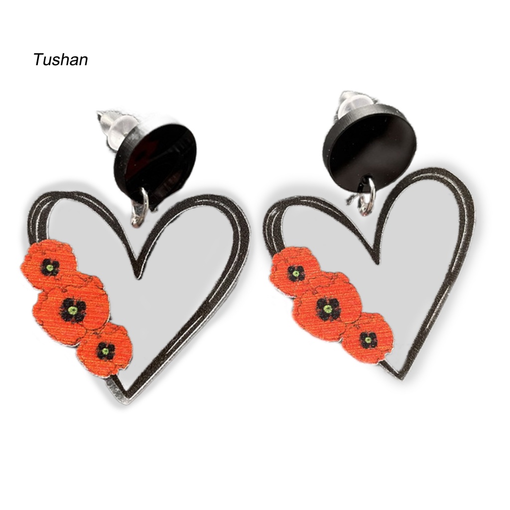 1 Đôi Bông Tai Hình Hoa Màu Sắc Tươi Sáng Phong Cách Hàn Quốc Cho Nữ