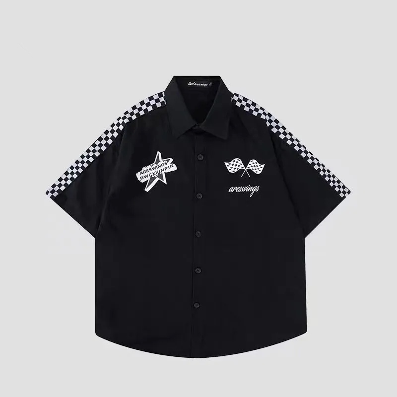 Áo Thun Tay Ngắn Dáng Rộng Phong Cách Âu Mỹ Thời Trang Mùa Hè Cho Nam