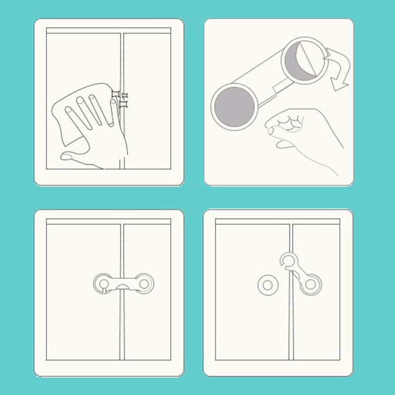 Khóa Cửa Tủ Đa Năng Bảo Vệ An Toàn Cho Bé