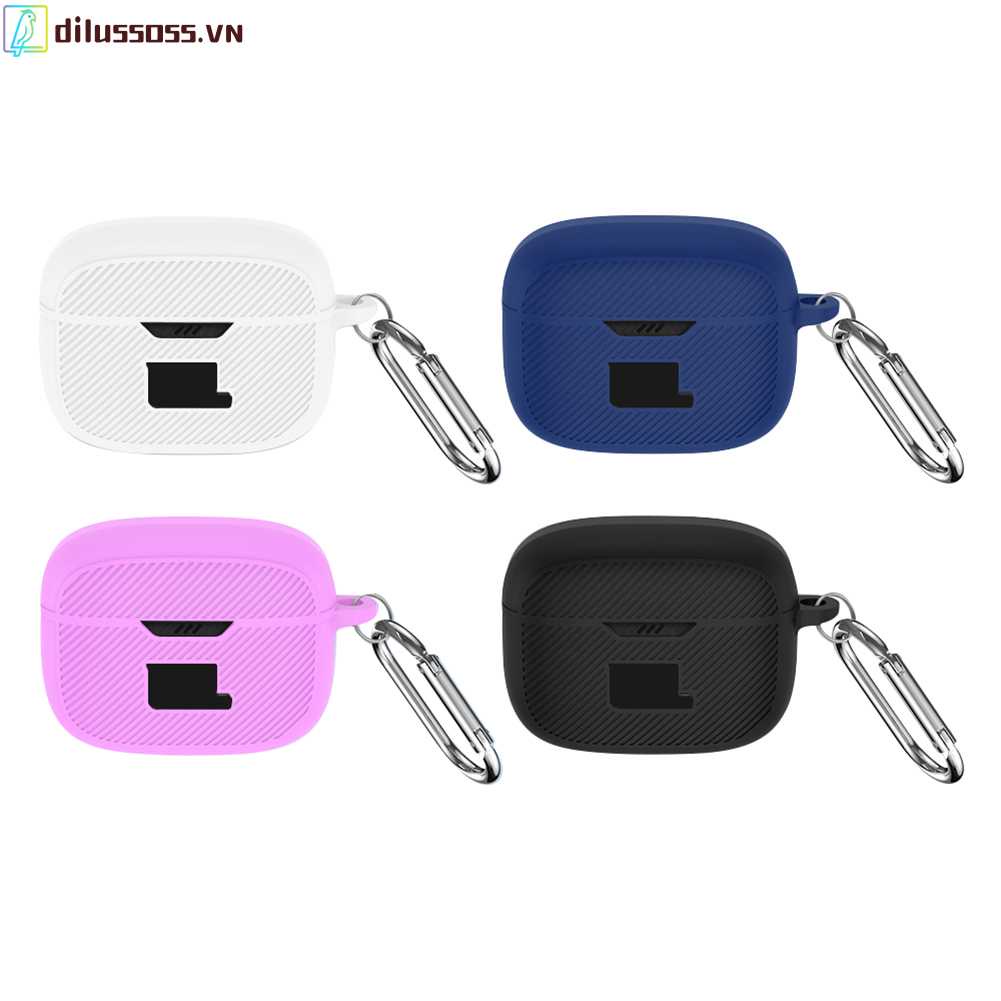 Vỏ Bảo Vệ Hộp Sạc Tai Nghe Không Dây JBL Tune 130NC TWS Bằng Silicon