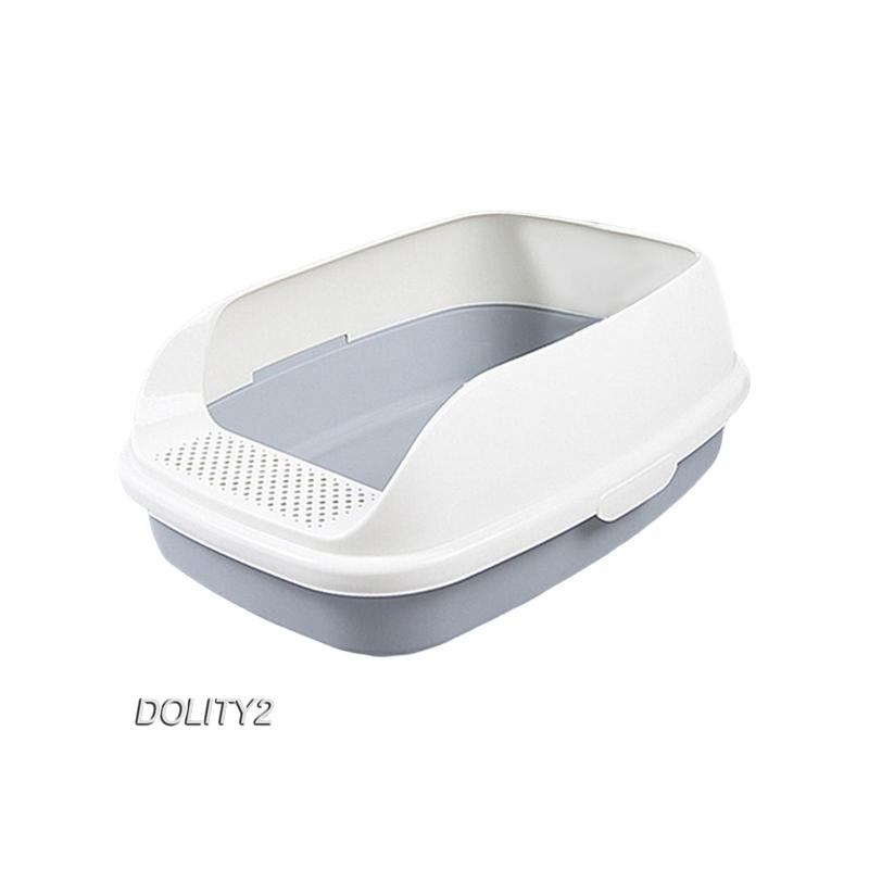 [Dolity2] Hộp Cát Lớn Chống Văng Nước Cho Mèo