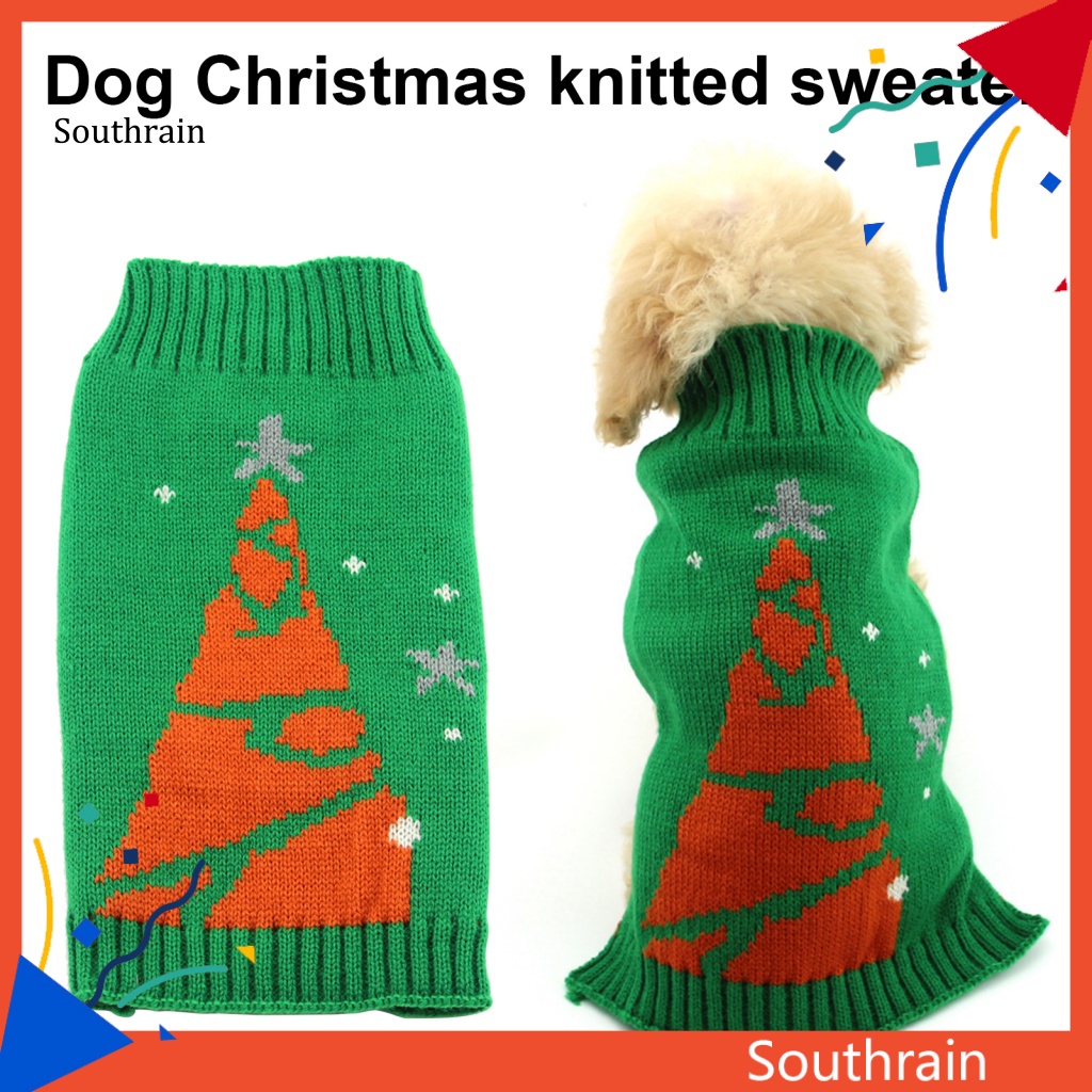 Áo Sweater Dệt Kim Polyester Thân Thiện Với Da Cho Cún Cưng